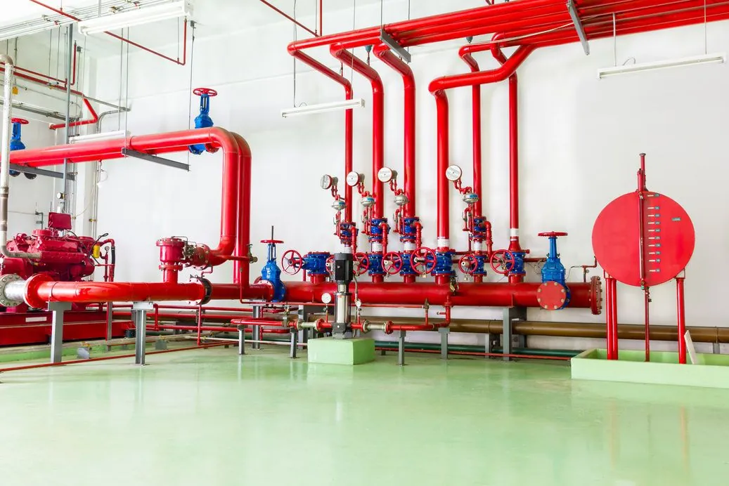Firewater pump room, balance of plant