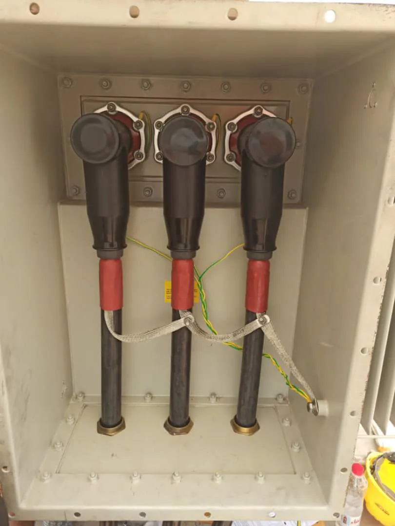 33 kV cable termination at a transformer