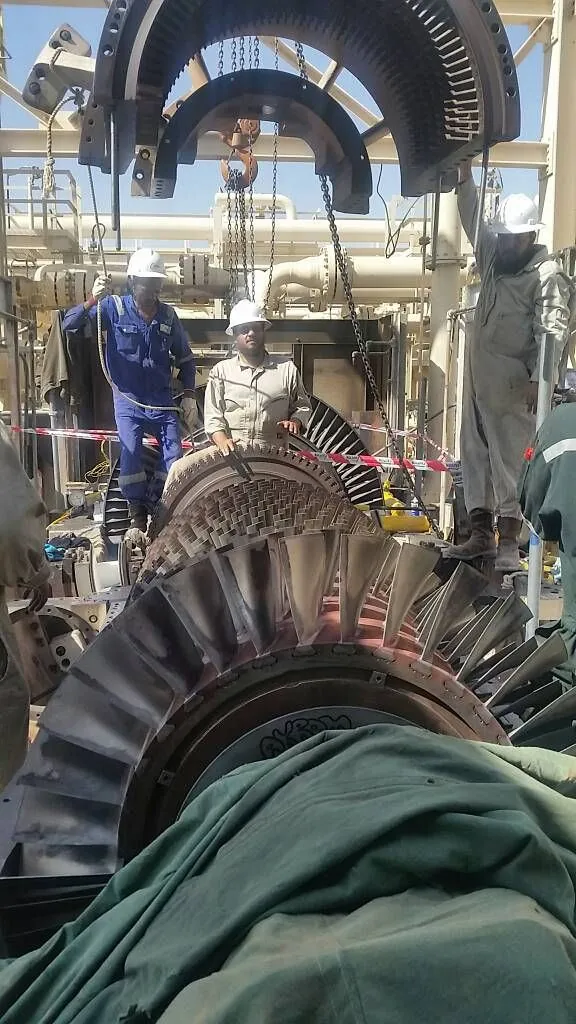 Gas-turbine major overhaul